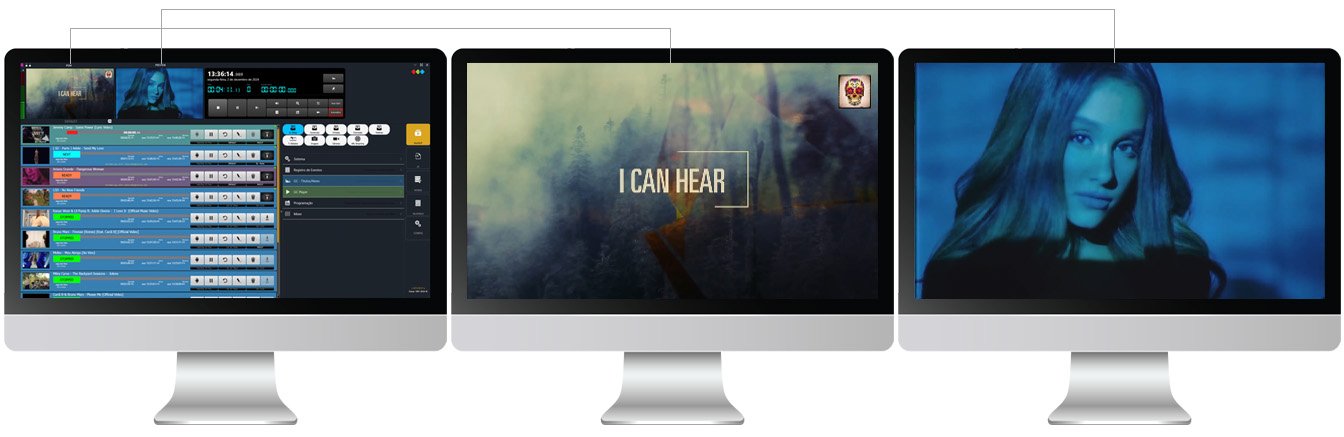 PGM e Preview das mídias no Live TV playout