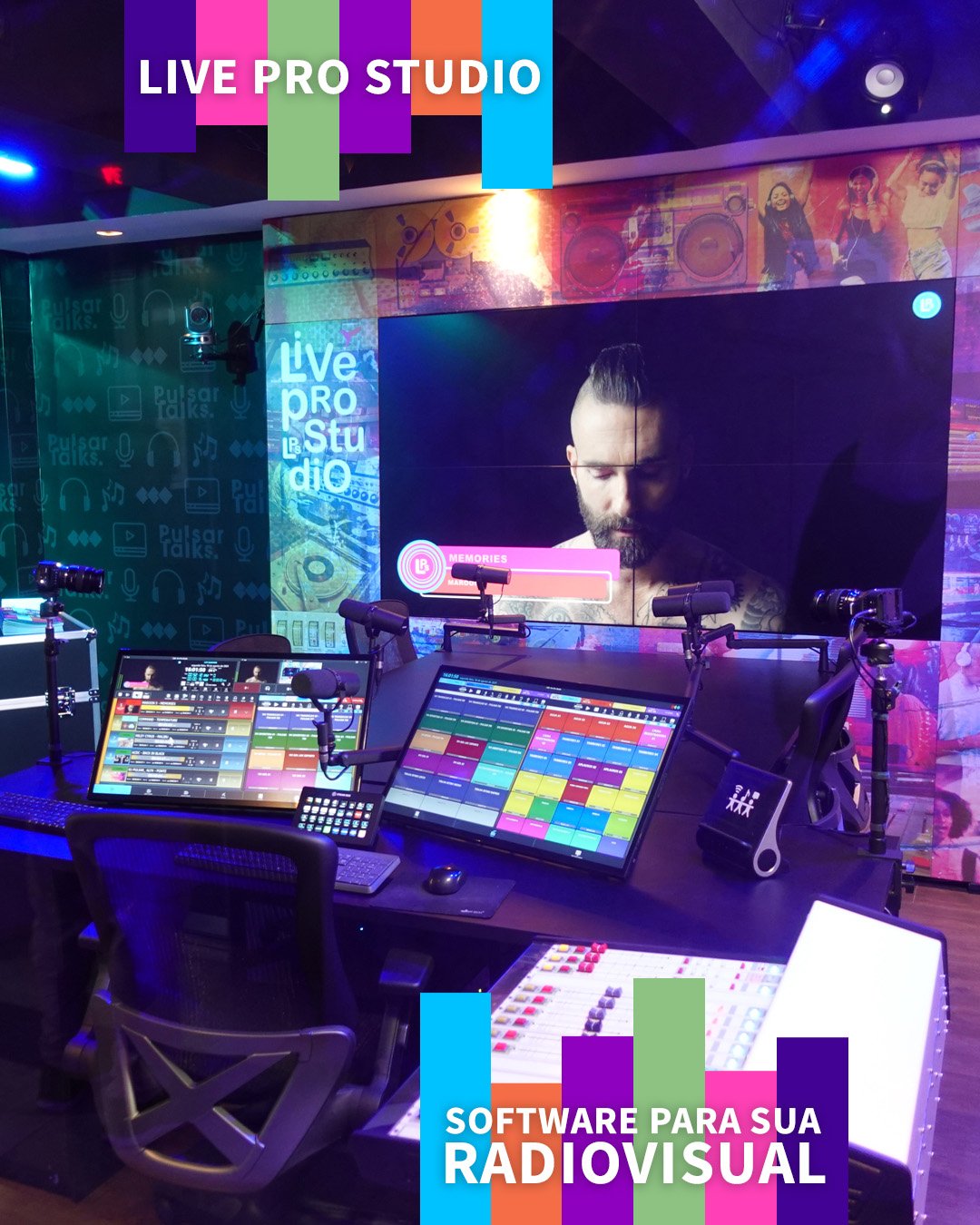 Estúdio Audiovisual para sua Rádio