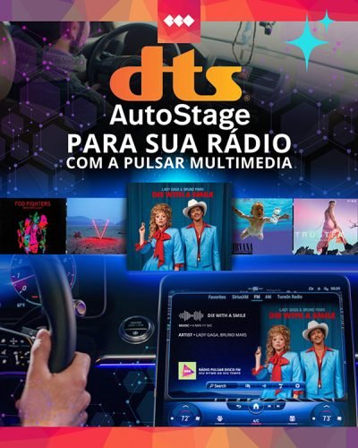 Pulsar viabiliza as rádios aderirem ao sistema DTS AutoStage para o ecossistema automotivo rádio híbrido